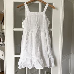 Cat and Jack eyelet dress size 10/12 perfect condition.